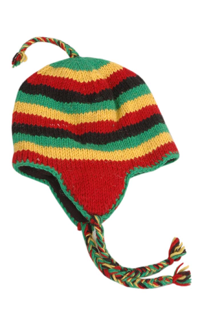 Rainbow Woolen Knitted Hat